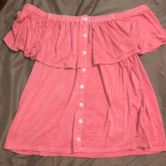 American eagle off the shoulder top - Picture 1 of 3